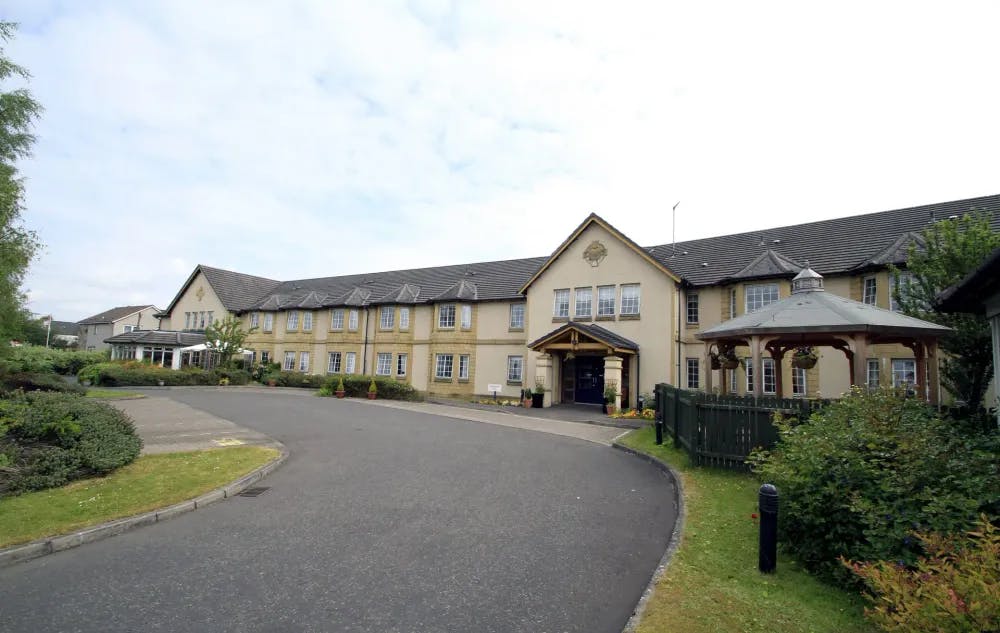 Exterior of Forth Bay Care Home in Alloa, Fife