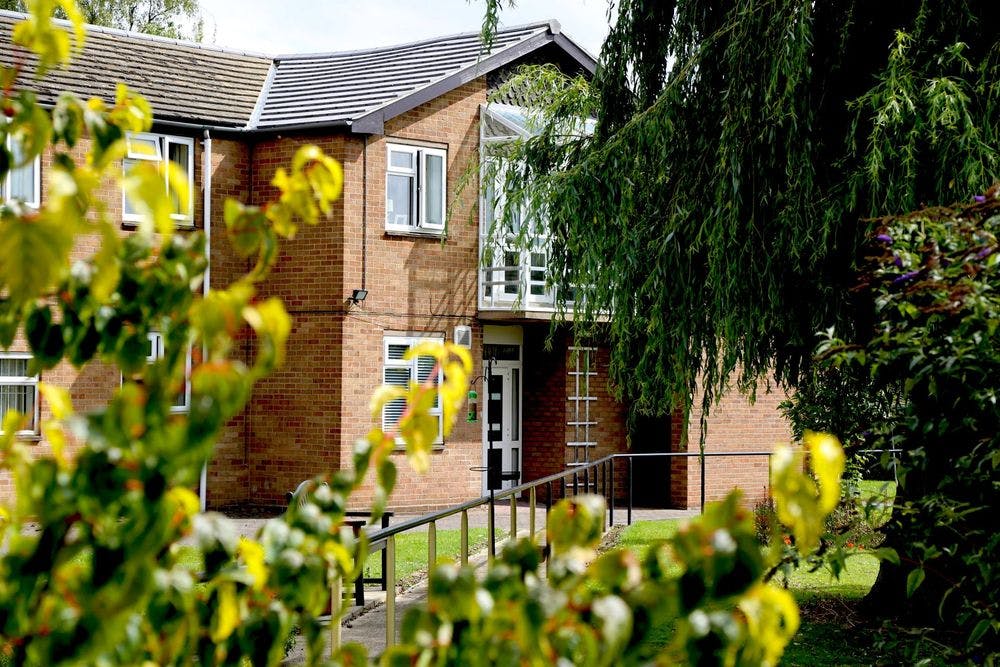 Exterior of Gregory House Care Home in Grantham, Lincolnshire