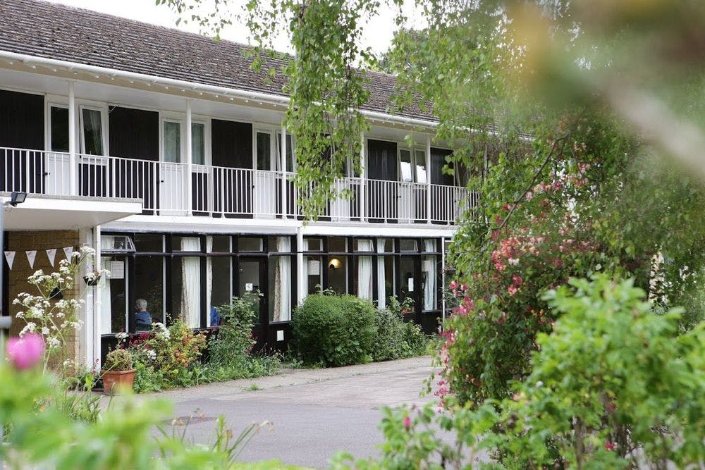 Exterior of Grevill House Care Home in Cheltenham, Gloucestershire