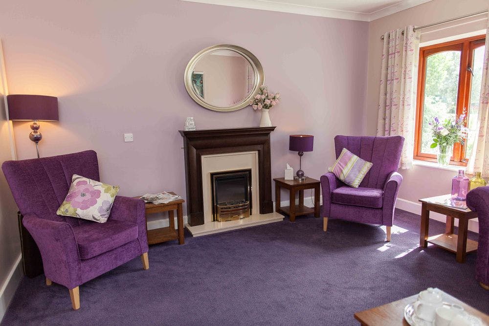 Communal Lounge of Newton House Care Home in Grantham, South Kesteven