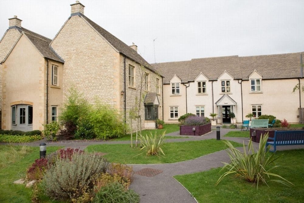 Exterior of Jubilee Lodge Care Home in Cheltenham, Gloucestershire