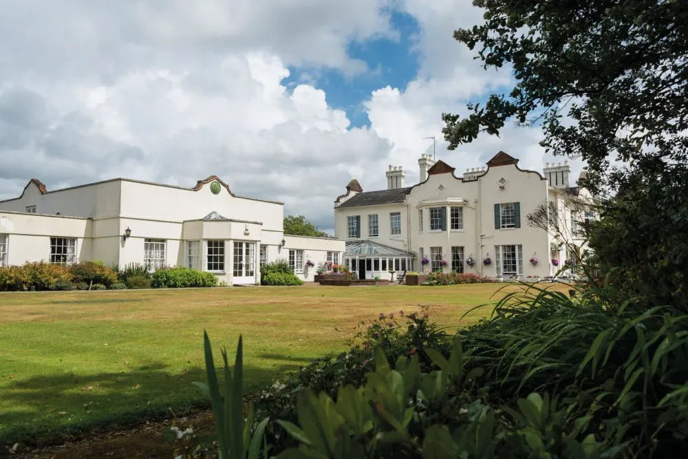 Exterior of Knowle Park Care Home in Surrey, South East