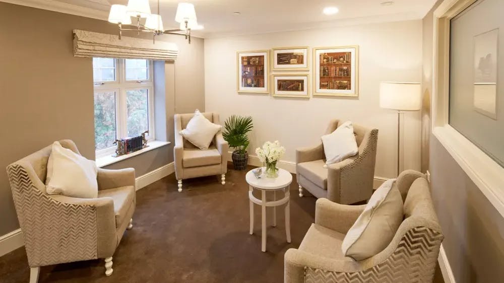 Communal Area at Lady Jane Court Care Home in Leicester, Leicestershire