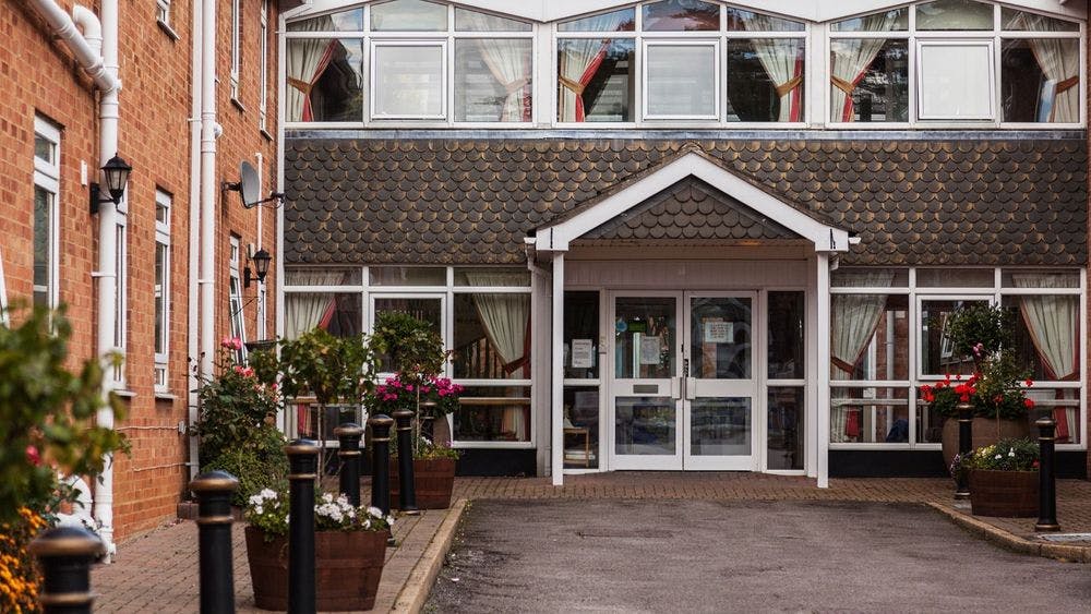 Exterior of Park View Care Home in Witham, Braintree
