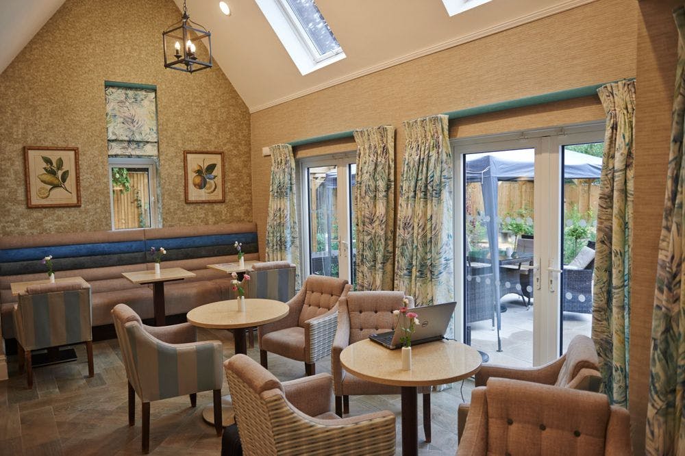 Dining Area of Bourne Wood Manor Care Home in Farnham, Waverley