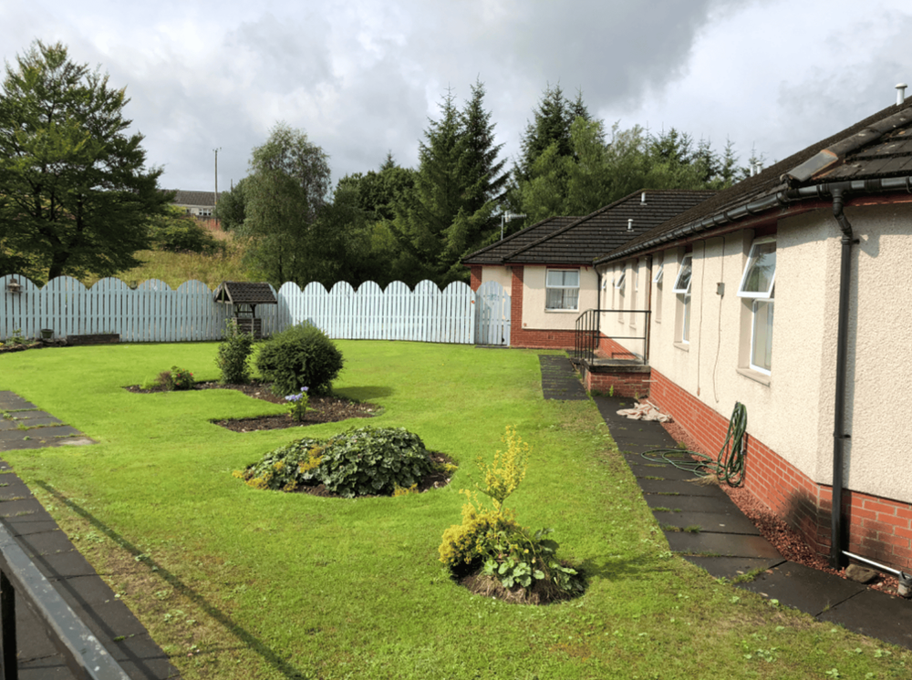 Exterior of Glebe House Care Home in Ayr, South Ayrshire
