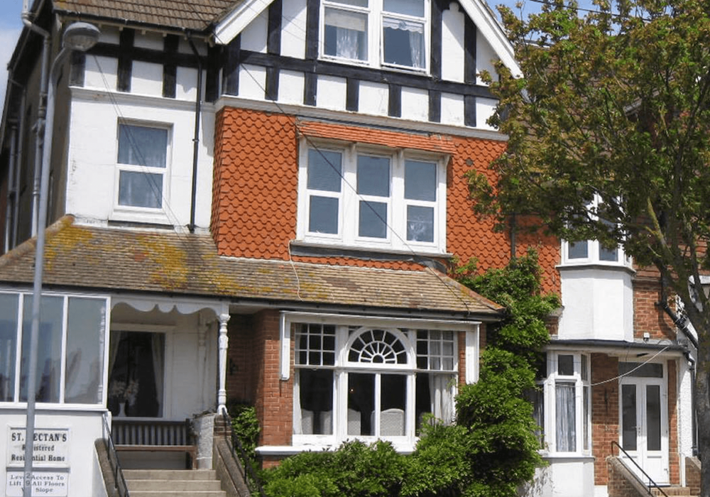 Exterior of St Nectan's Care Home in Bexhill-on-Sea, East Sussex