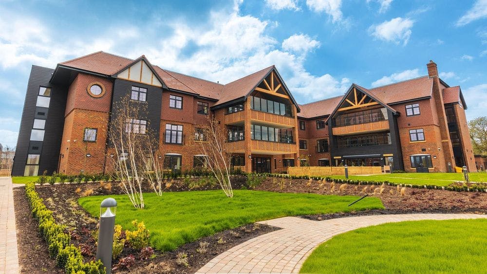 Exterior of Sycamore Grove Care Home in Eastbourne, East Sussex