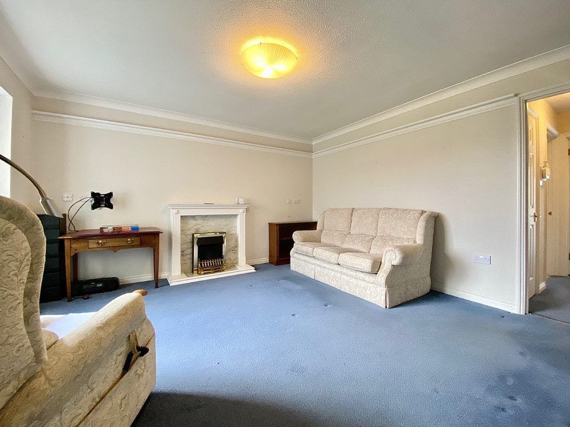 Lounge at Richmond Bede Retirement Apartment in Bedworth, Warwickshire
