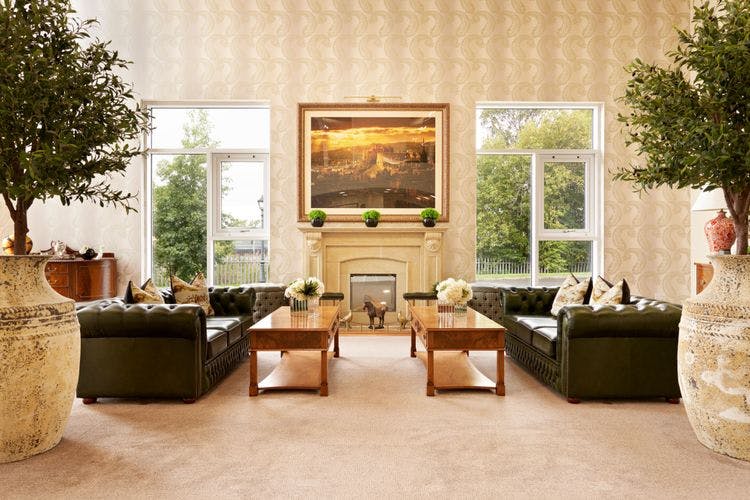 Lounge of The Manor care home in Meggetgate, Edinburgh