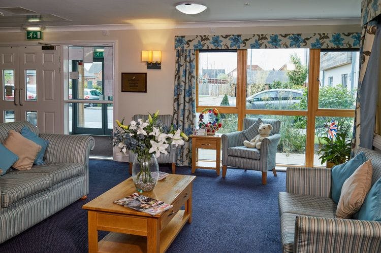 Communal Lounge of Bluebell Park Care Home in Derby, Derbyshire