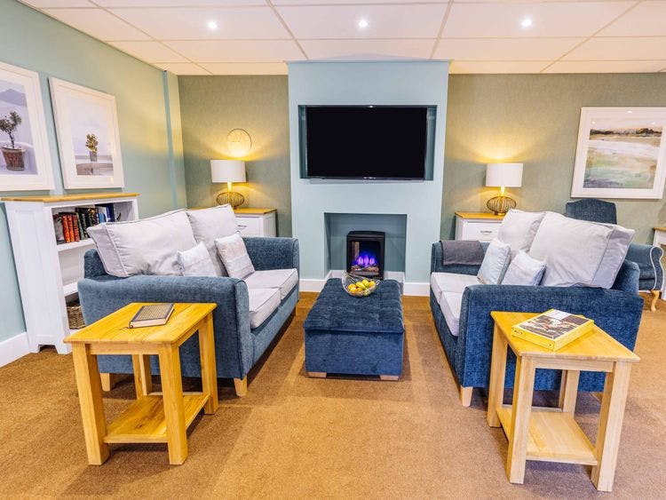 Communal Lounge at Arbour Court Care Home in Marple, Stockport
