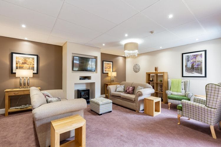 Communal Lounge of Ashminster House Care Home in Ashford, Kent