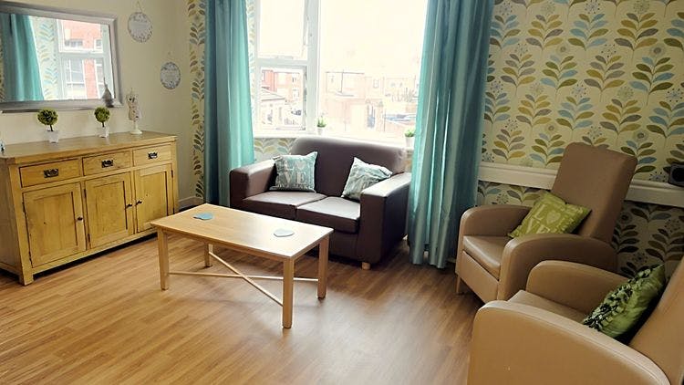 Communal Area of Barnes Court Care Home in Sunderland, Tyne and Wear