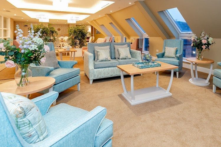 Lounge at Chapter House Care Home in Beverley, East Riding of Yorkshire