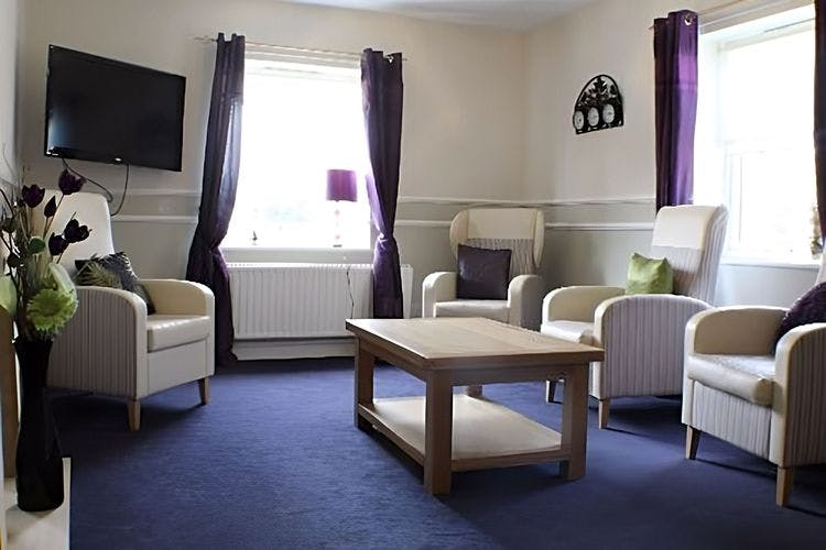 Communal Area of Field View Care Home in Hartlepool, North East England
