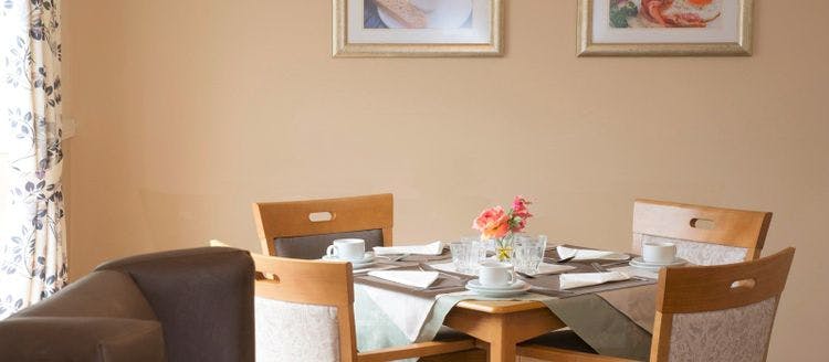 Dining Area of Northlea Court Care Home in Cramlington, Northumberland 
