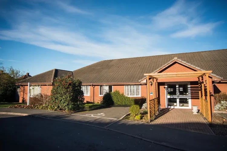 Exterior of Gilawood Court Care Home in Nuneaton, Warwickshire