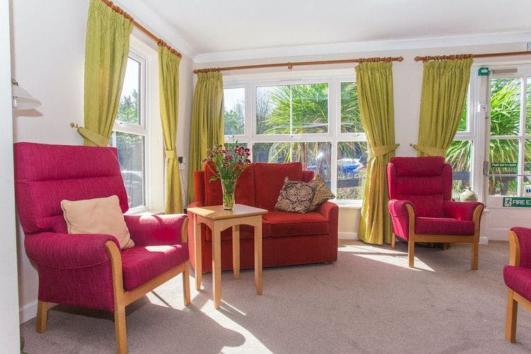 Communal Lounge at Hammerwich Hall Care Home in Burntwood, Lichfield