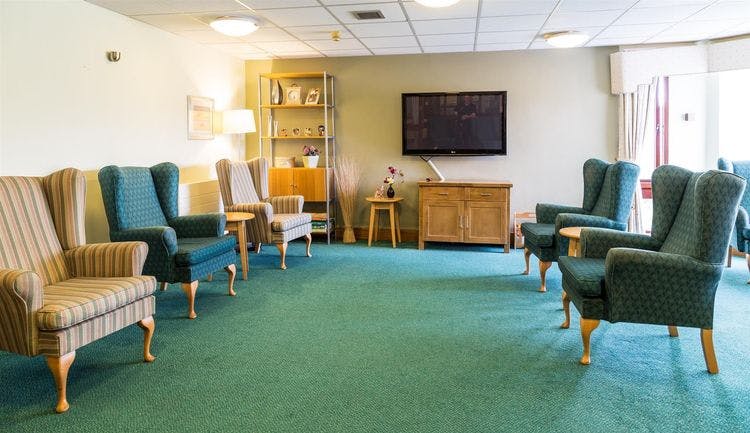 Communal Lounge of Fordmill Care Home in Montrose, Angus