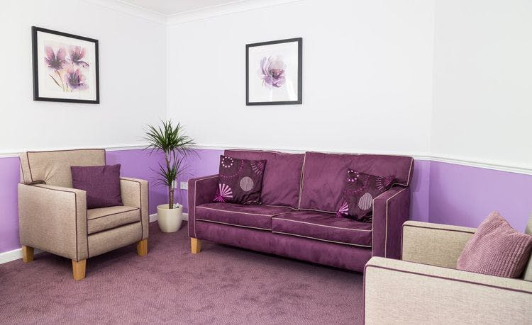 Communal Lounge of Castle Keep Care Home in Kingston upon Hull, East Riding of Yorkshire