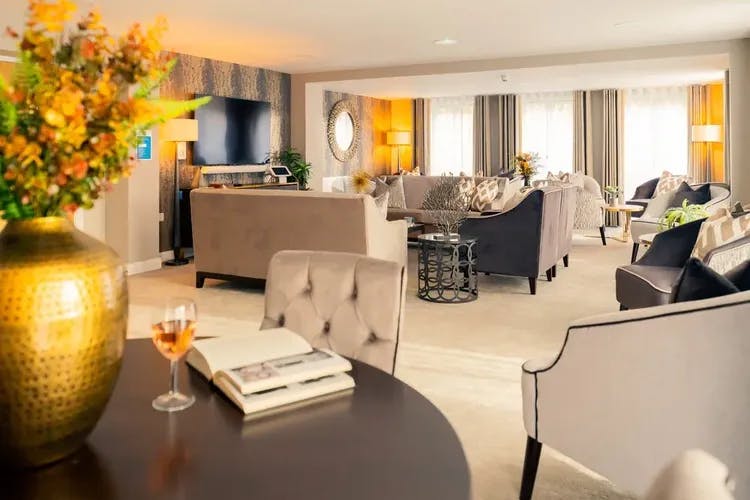 Communal Lounge at Priory House Retirement Development in Banstead, Surrey