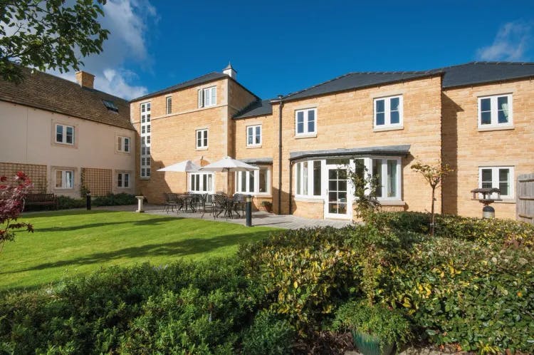 Exterior of Mill house care home in Chipping Campden