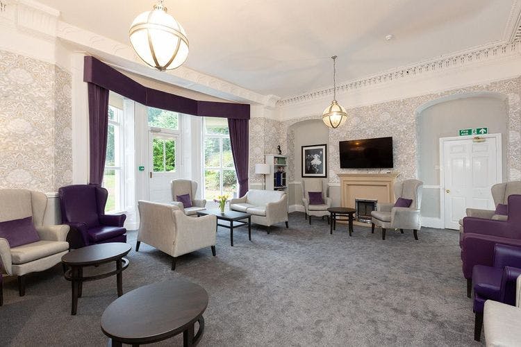 Lounge of Newton Hall in Frodsham