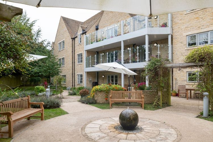 Exterior of Edwardstow Court Care Home in Stow-on-the-Wold, Cotswold