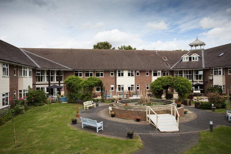 Exterior of The Meadows Care Home in Didcot, Oxfordshire
