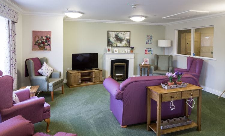 Communal Area of Braeburn Lodge Care Home in Stamford, South Kesteven