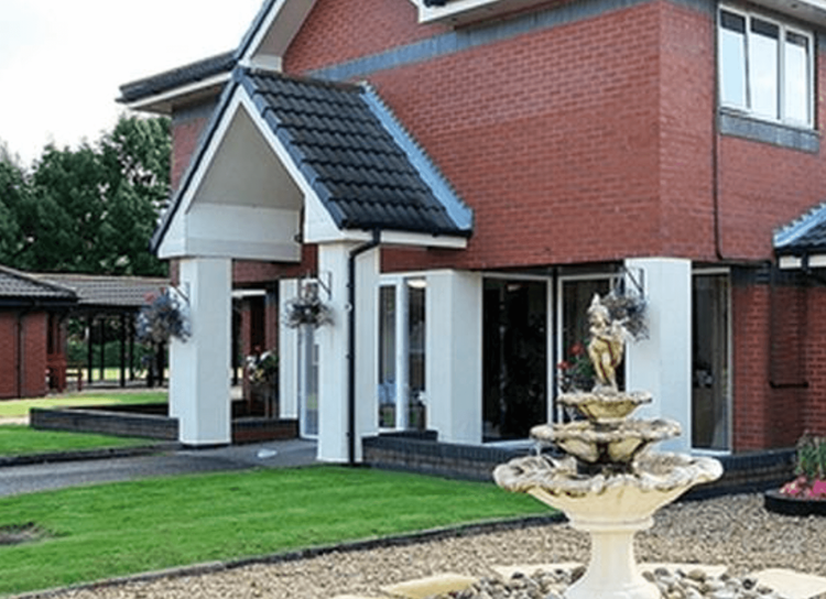 Exterior of Bedford care home in Leigh, Wigan