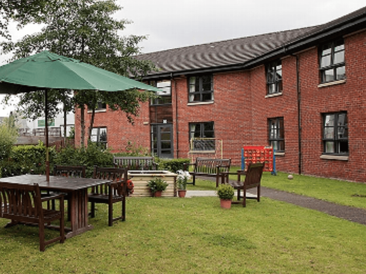 Exterior of Craigbank Care Home in Glasgow, Scotland