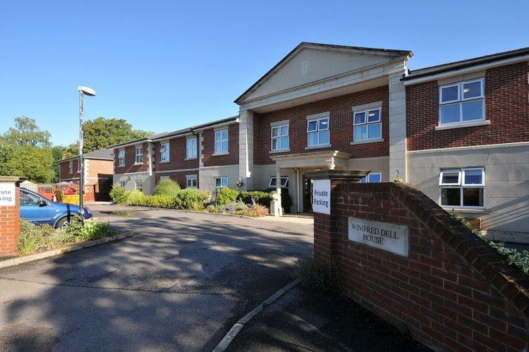 Exterior of Winifred Dell Care Home in Brentwood, Essex