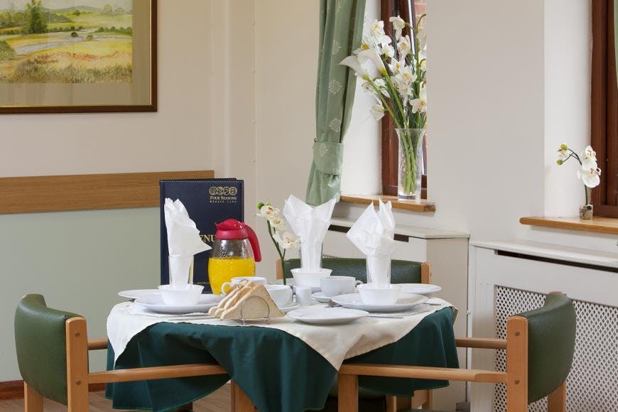 The Begbrook House Care Home in Bristol - Dining Area