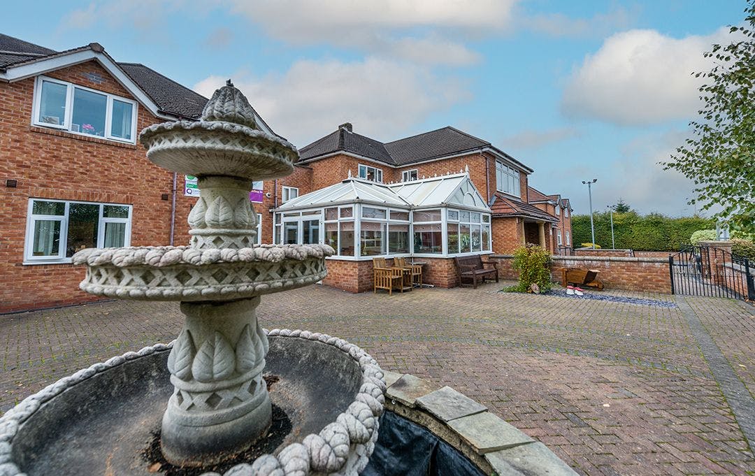 Exterior of Norley Hall Care Home in Wigan, Greater Manchester