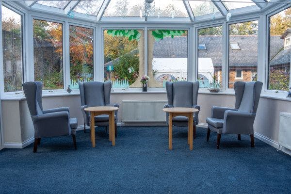 Conservatory Area of Ailsa Lodge in Renfrewshire, Scotland