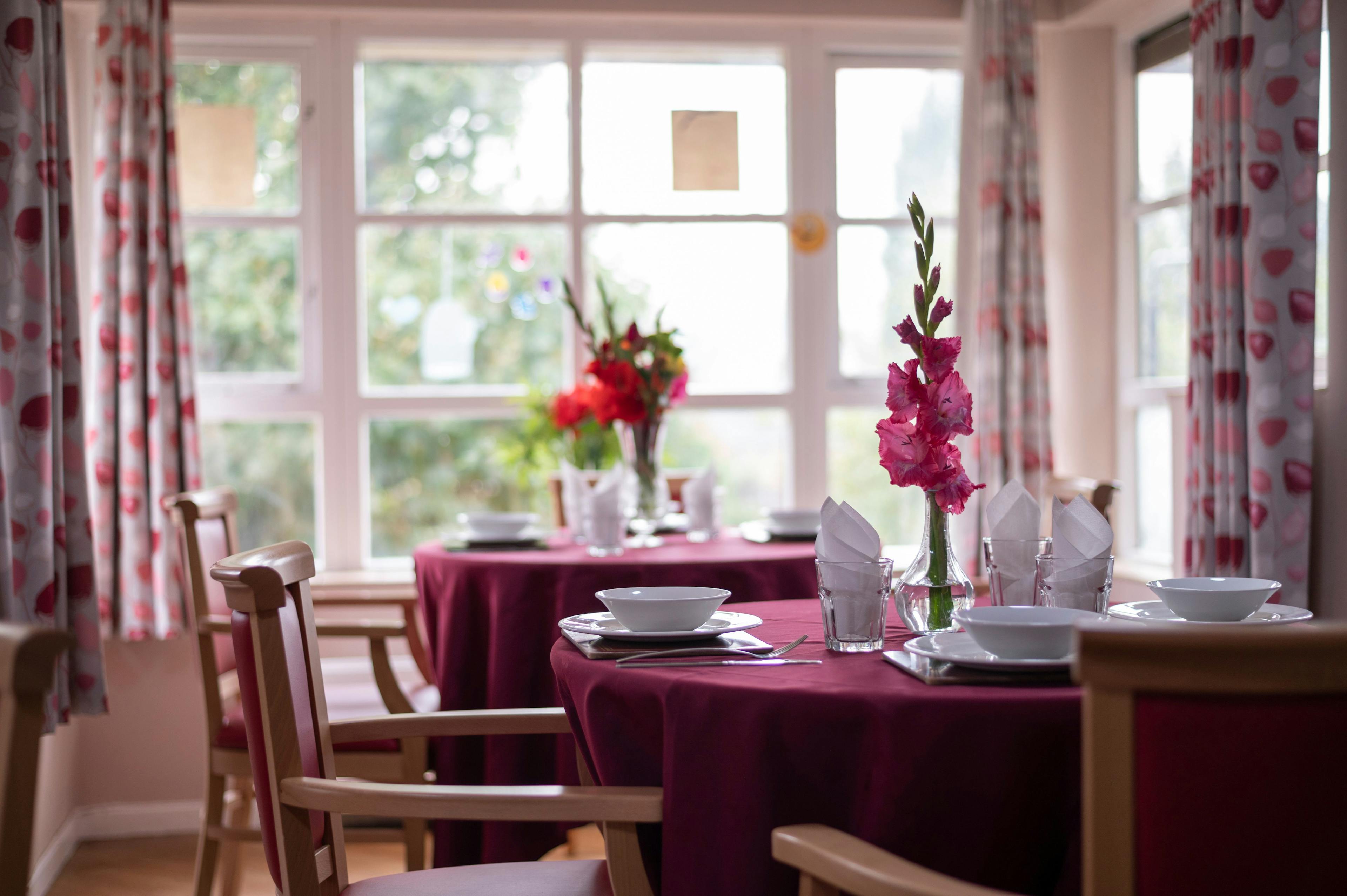 Dining Area of Alan Morkill Care Home in London, Greater London