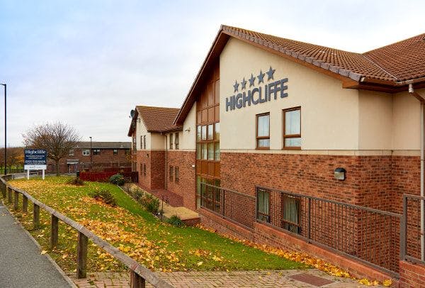 Exterior photo of Highcliffe Care Home in Sunderland