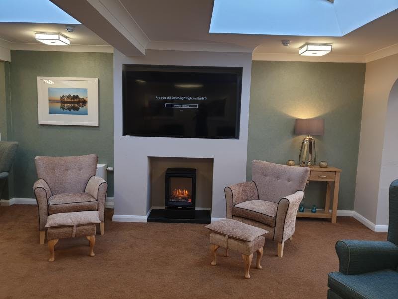 Communal Lounge of Ashfields Care Home in Norwich, Norfolk