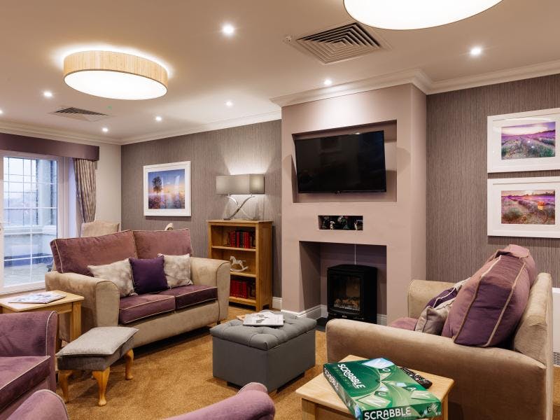 Communal Area of Cadbury Hall Care Home in Clevedon, North Somerset