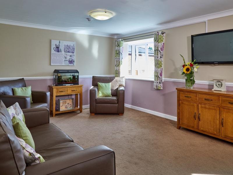 Communal Lounge of Castle Rise Care Home in Kingston upon Hull, East Riding of Yorkshire