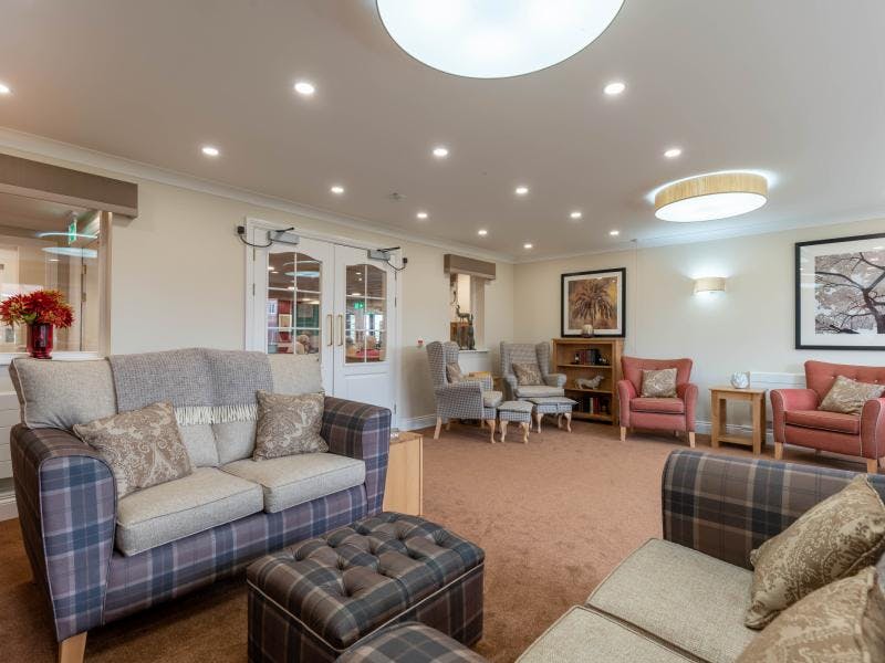Communal Lounge of Harton Grange Care Home in South Shields, South Tyneside