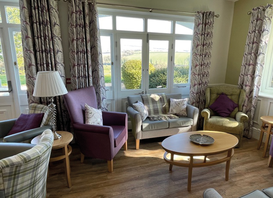Communal Area of Alfriston Court Care Home in Seaford, Lewes