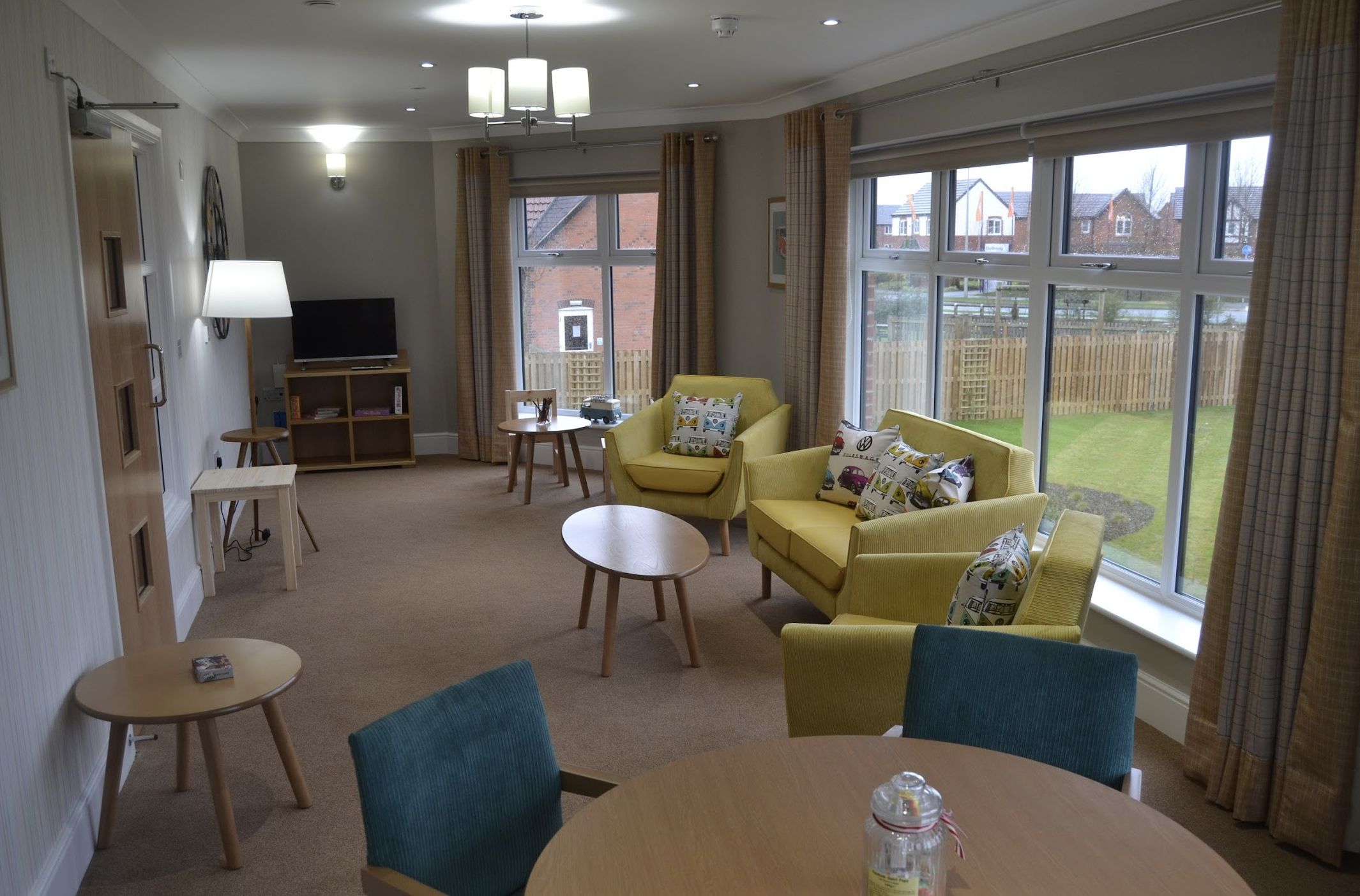 Communal Area of Lostock Lodge Care Home in Northwich, Cheshire