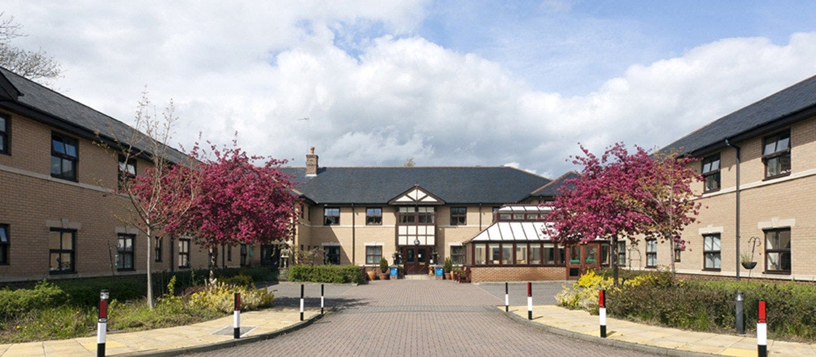 Exterior photo of Hallgarth Care Home in Durham