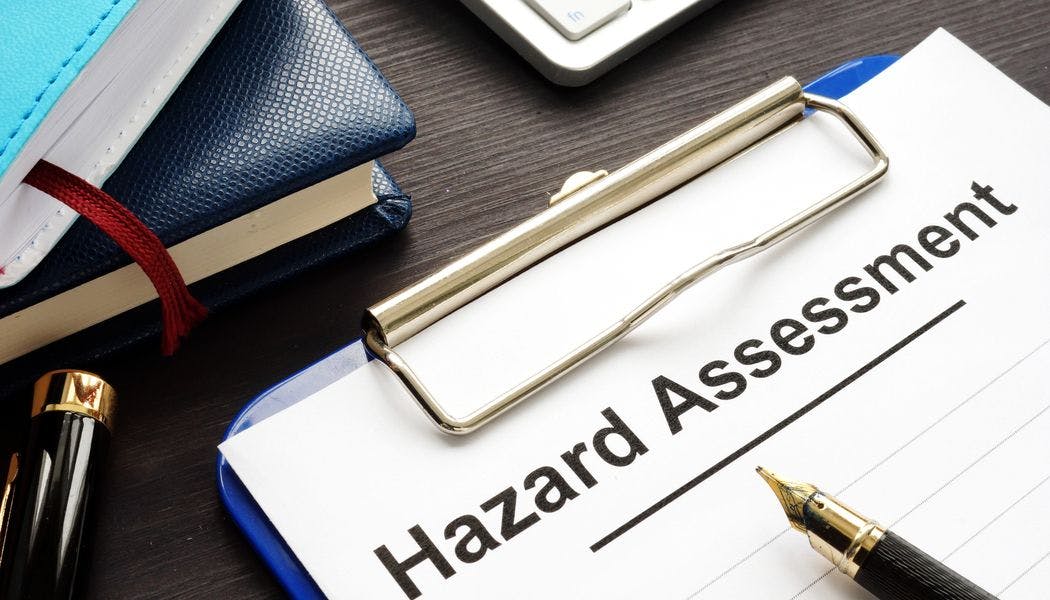 A hazard assessment document