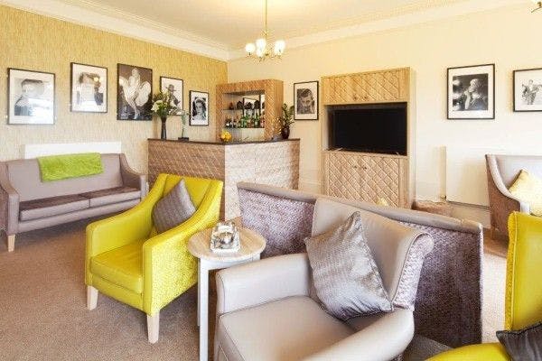 Communal Lounge of Hutton Park Care Home in Largs, North Ayrshire