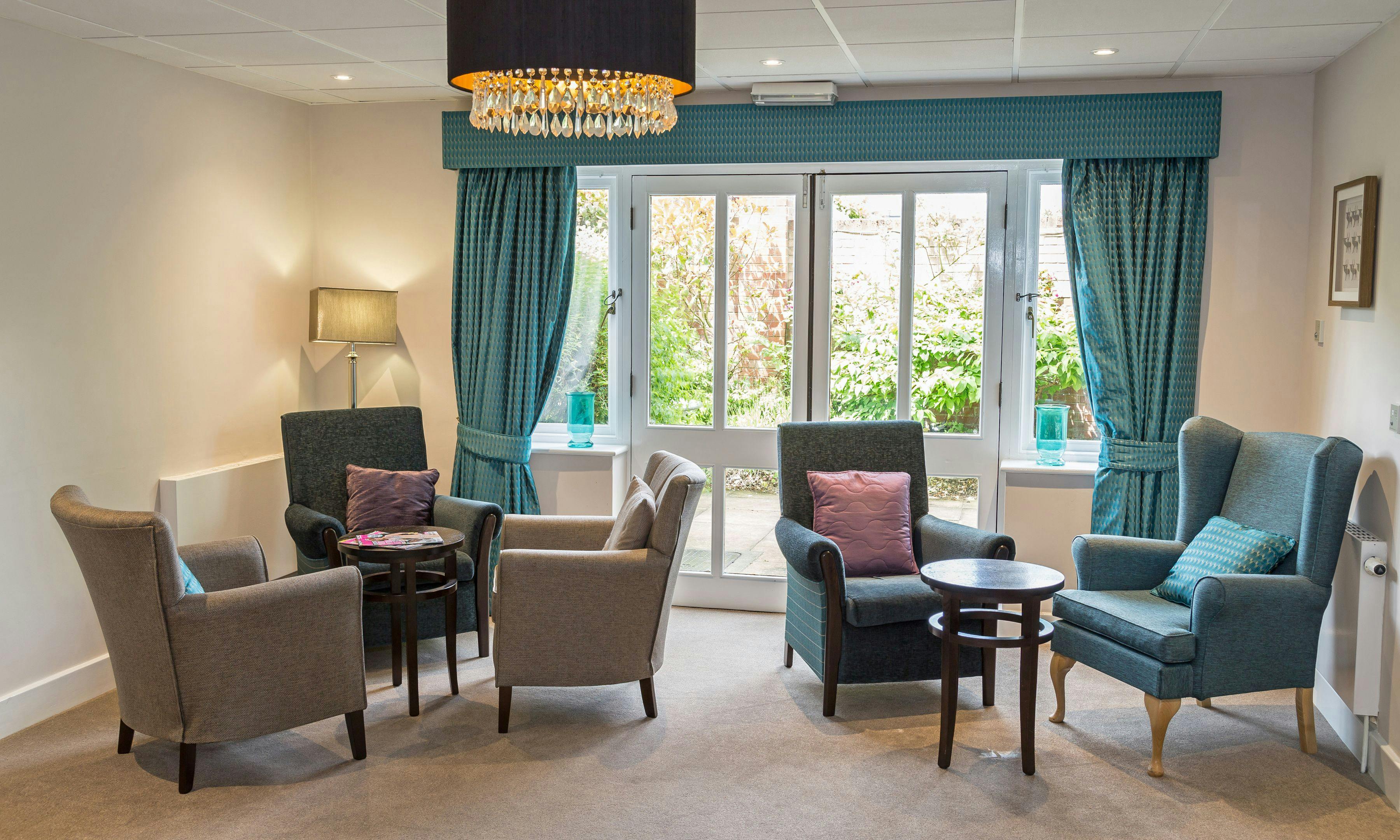 Communal Area of Hugh Myddelton House Care Home in Enfield, Greater London