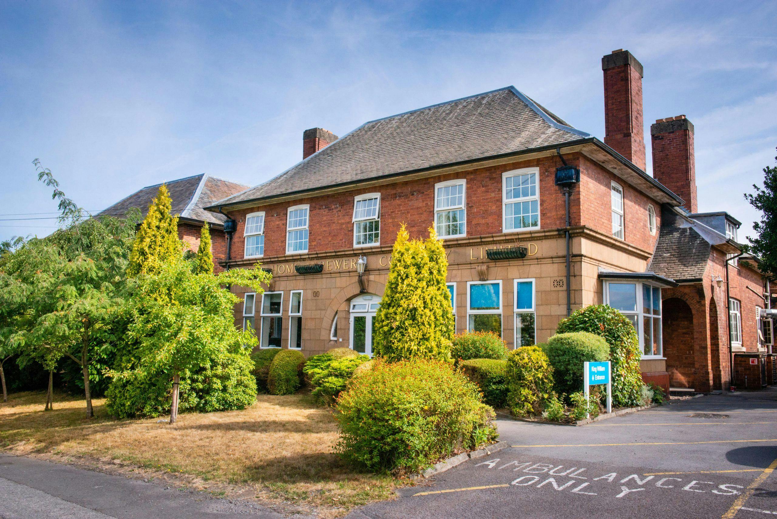 Exterior of The King William Care Home in Ripley, Derbyshire